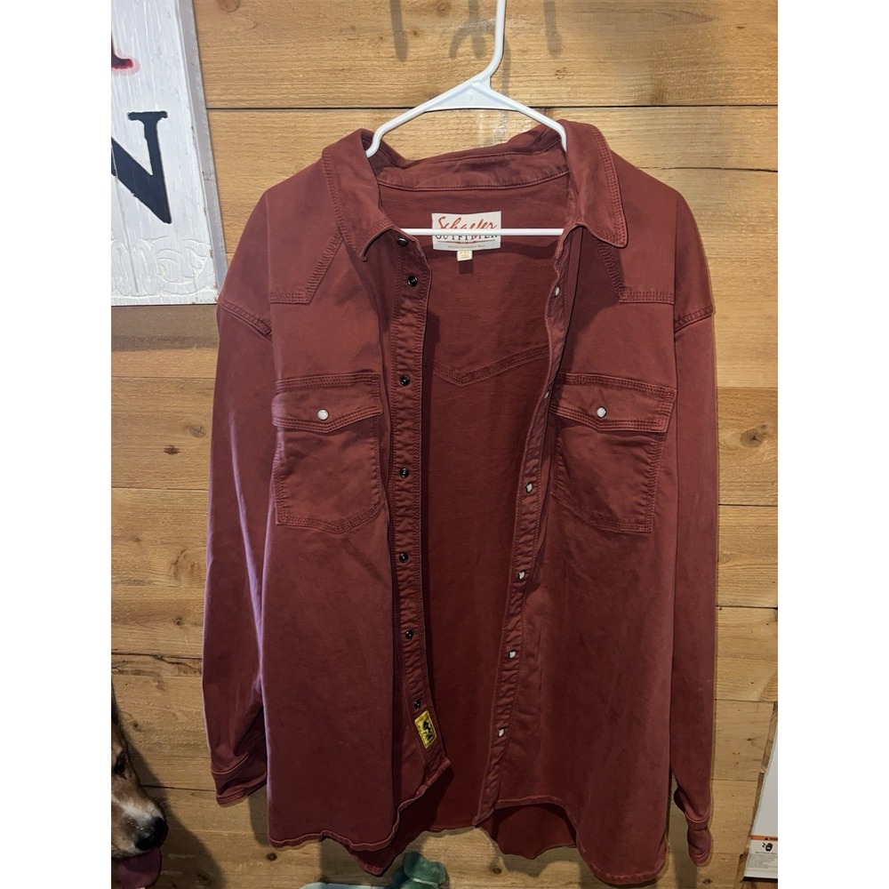 Schaefer Outfitter Men's Western Denim Pearl Snap XXL Pockets - Picture 2 of 5